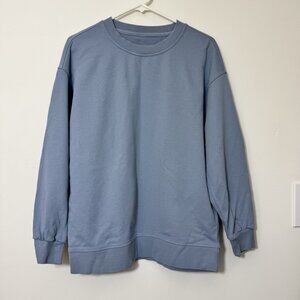 Lululemon Perfectly Oversized Sweatshirt Women’s Size 8 Crew Neck Light Blue